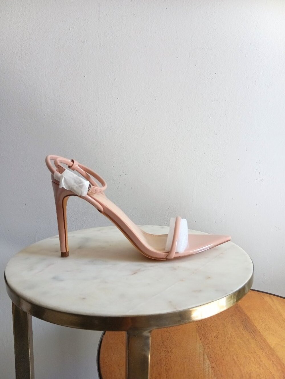 Liliana Laucia Open Toe Ankle Strap Stiletto Heels